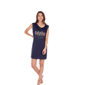 Melissa-Brown-Ariz-Φόρεμα-Βαμβακερό-Χρώμα-Mπλε-
